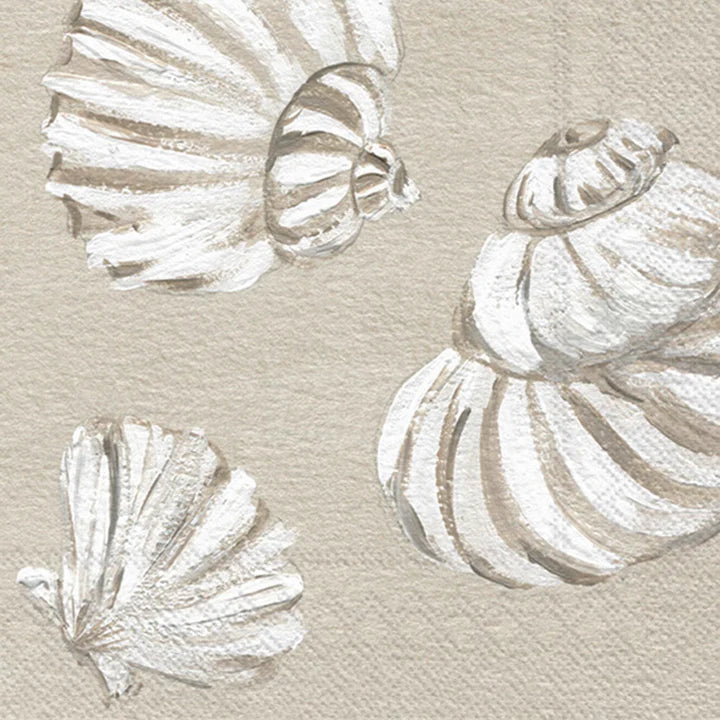 Beach Treasures Shells Cocktail Napkins