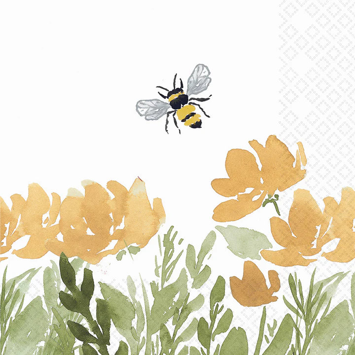 Bee Field Cocktail Napkins
