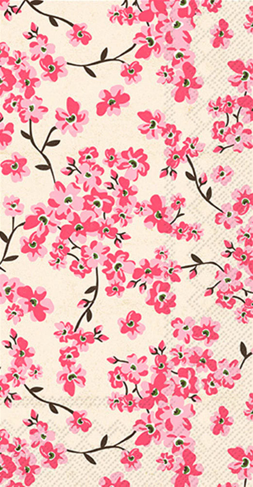 Cherry Blossoms Pattern Guest Towels