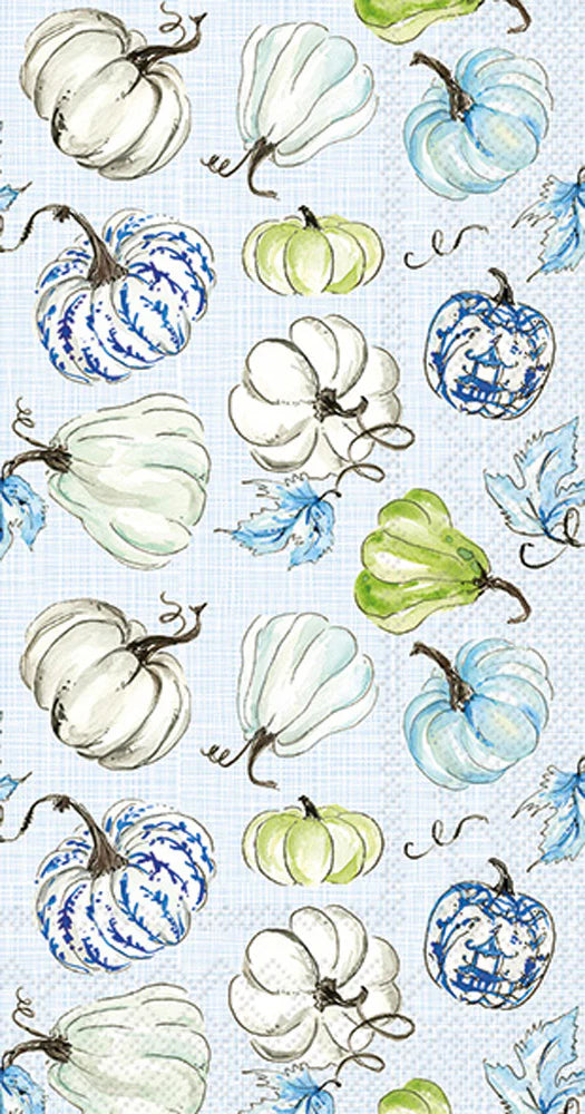 Chinoiserie Stacked Pumpkins Guest Towels