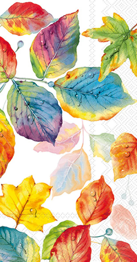 Colorful Leaves Guest Towels