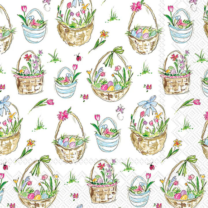 Easter Basket Cocktail Napkins