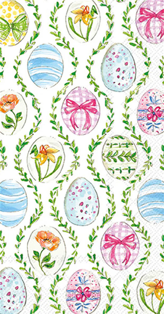 Easter Bunny Eggs Guest Towels