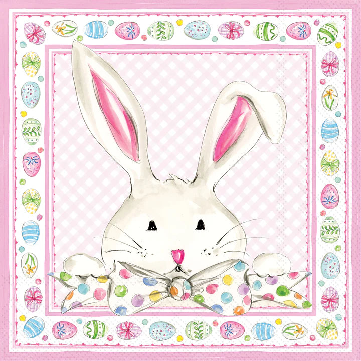 Easter Bunny Floral Cocktail Napkins