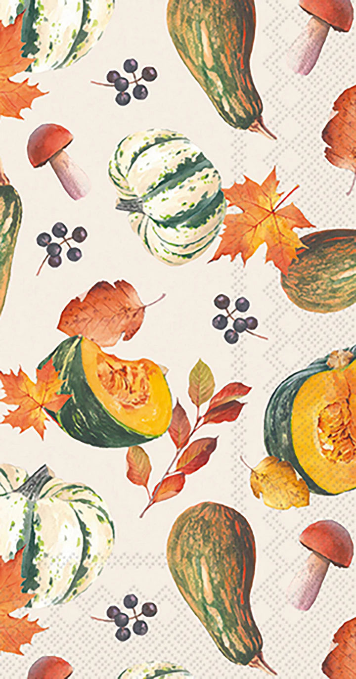 Fall Harvest Cream Guest Towels