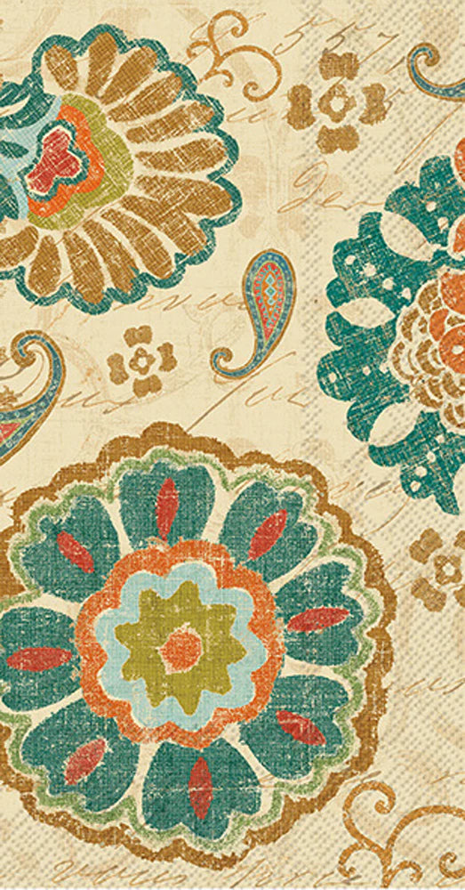 Fall Paisley Guest Towels