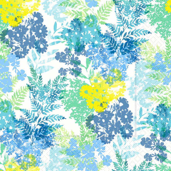 Fields of Blue Cocktail Napkins