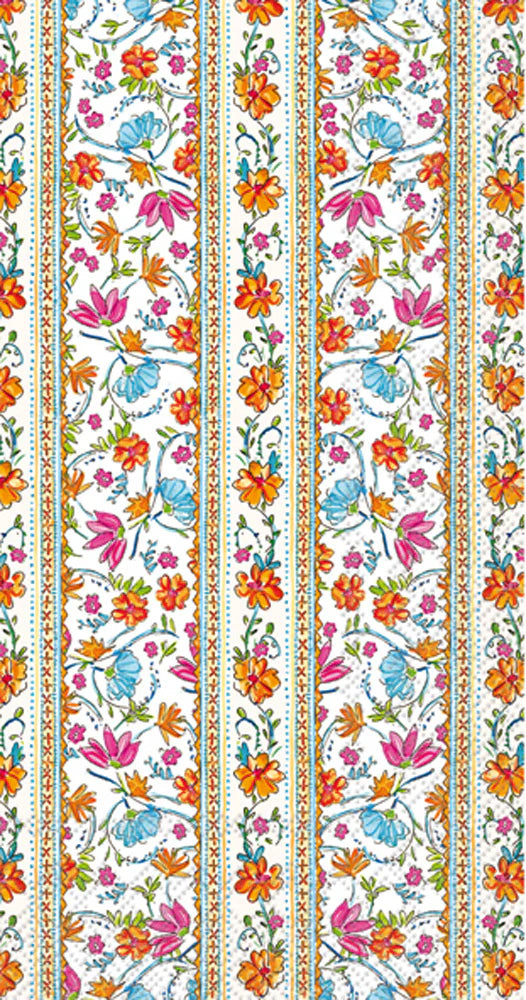 Floral Block Print Guest Towels