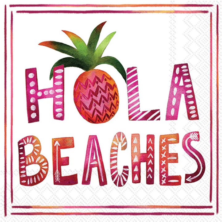 Hola Beaches Cocktail Napkins