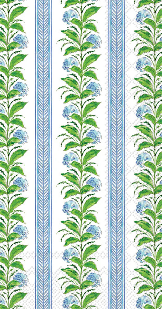 Hydrangea Stripes Guest Towels