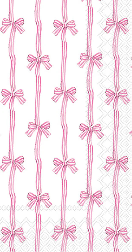 Baby Pink Toile Guest Towels