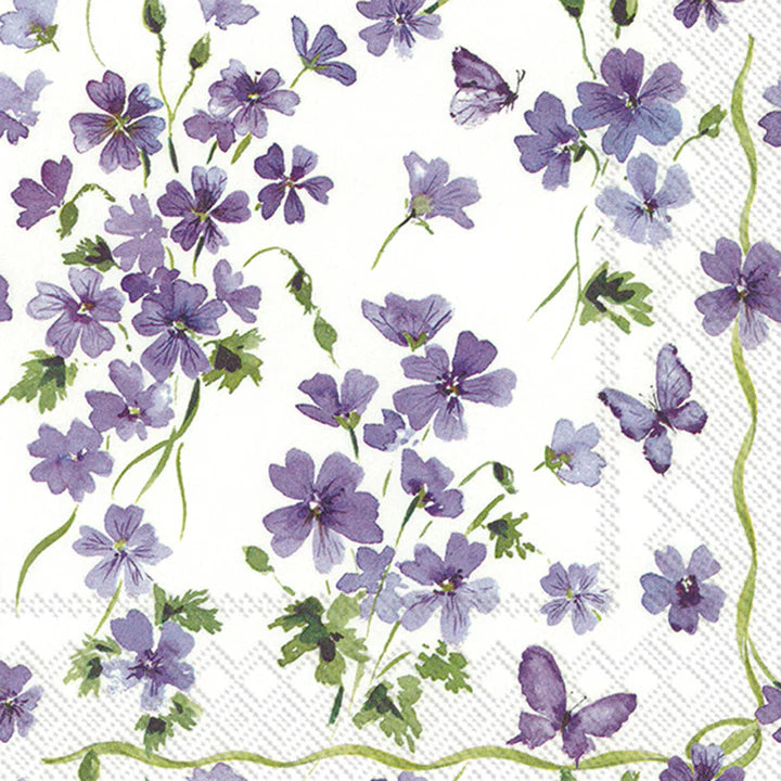 Purple Spring Cocktail Napkins