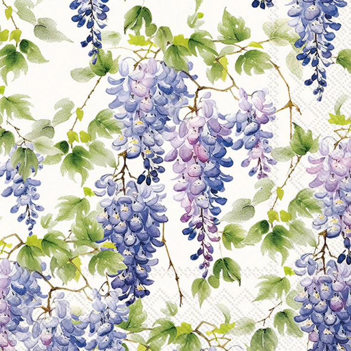 Purple Wisteria Cocktail Napkins