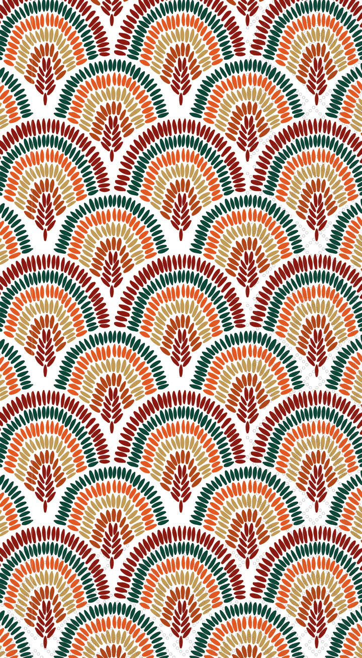 Rainbow Autumn Guest Towels