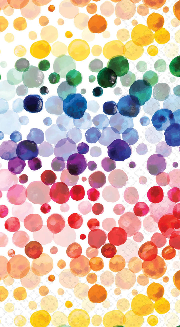 Rainbow Dots Guest Towels