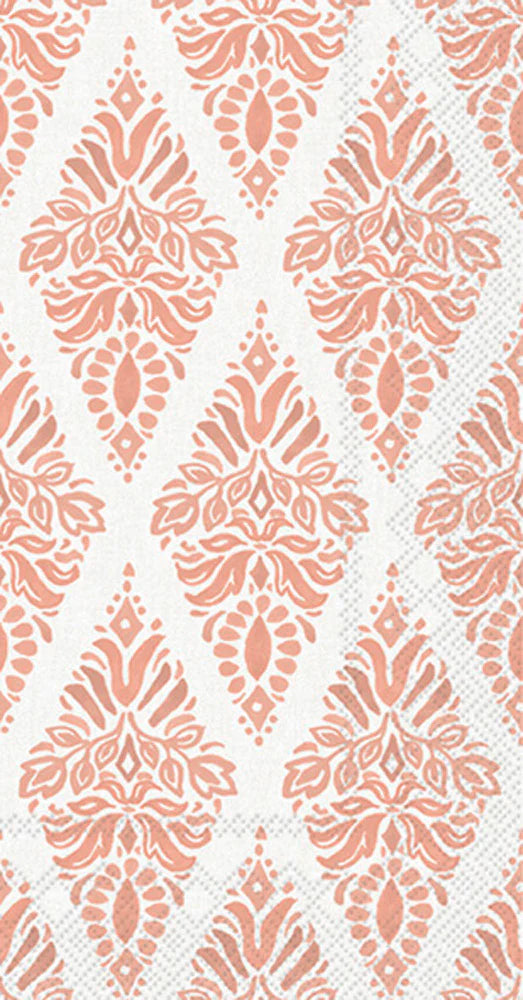 Soft Petals Peach Guest Towels