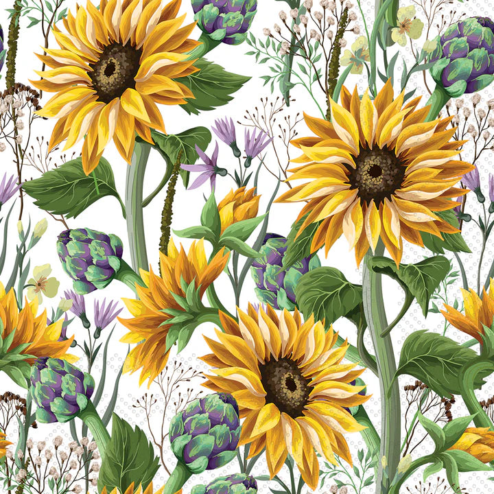 Sunflower Meadows Cocktail Napkins