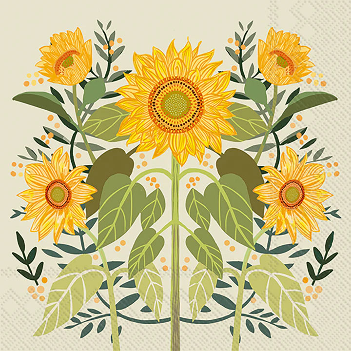 Sunflowers Cocktail Napkins