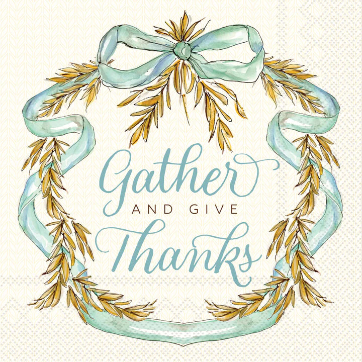 Whimsical Wheat Cocktail Napkins