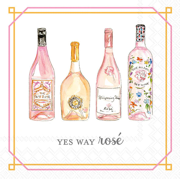 Yes Way Rosé Cocktail Napkins