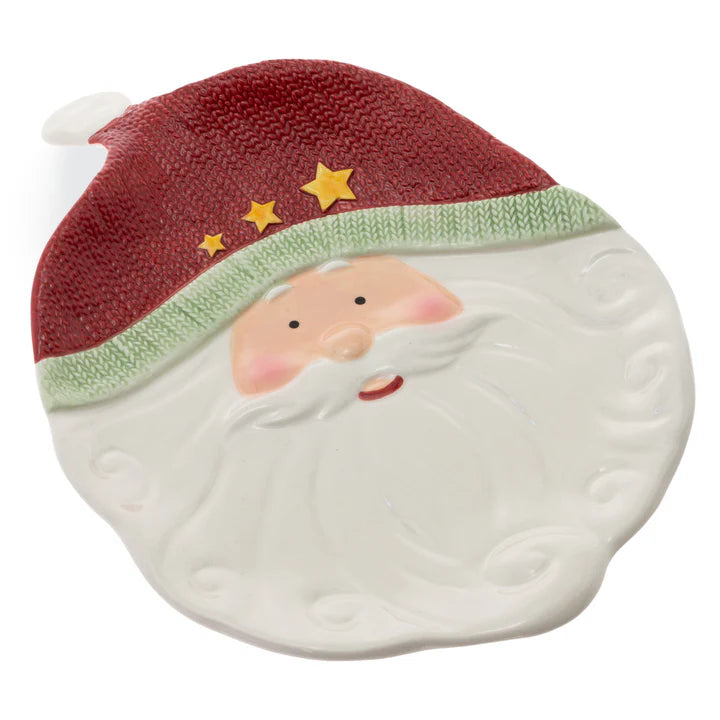 Jolly Santa Serving Platter