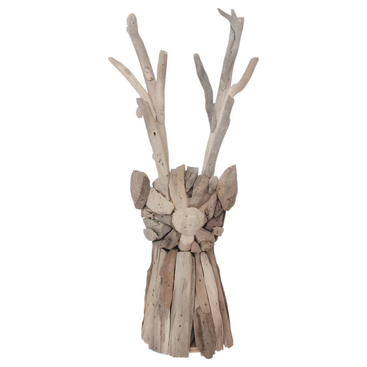 Large Driftwood Deer Figurine