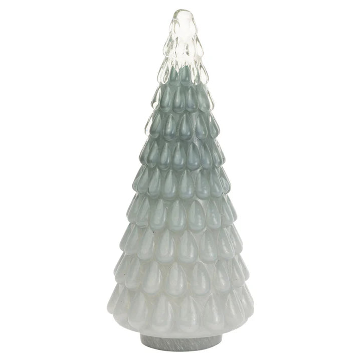 Large Smoky Spruce Glass Tree