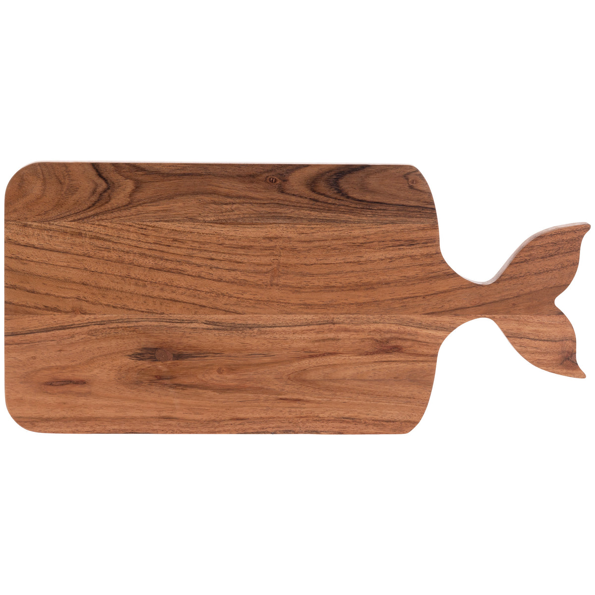 Large Acacia Wood Whale Board