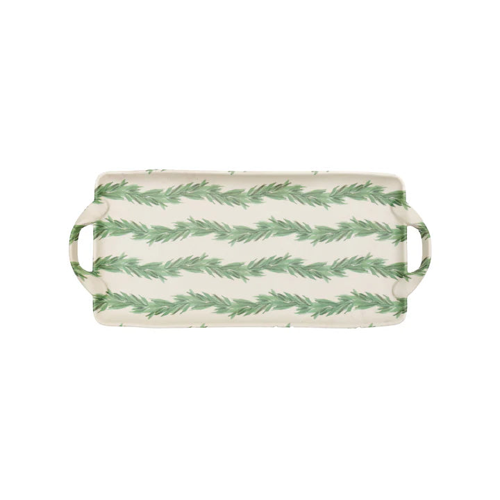Leaf & Stem Melamine Tray