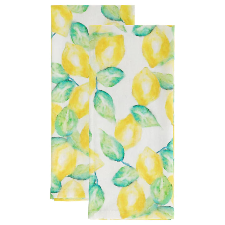Lemon Tea Towels Set of 2