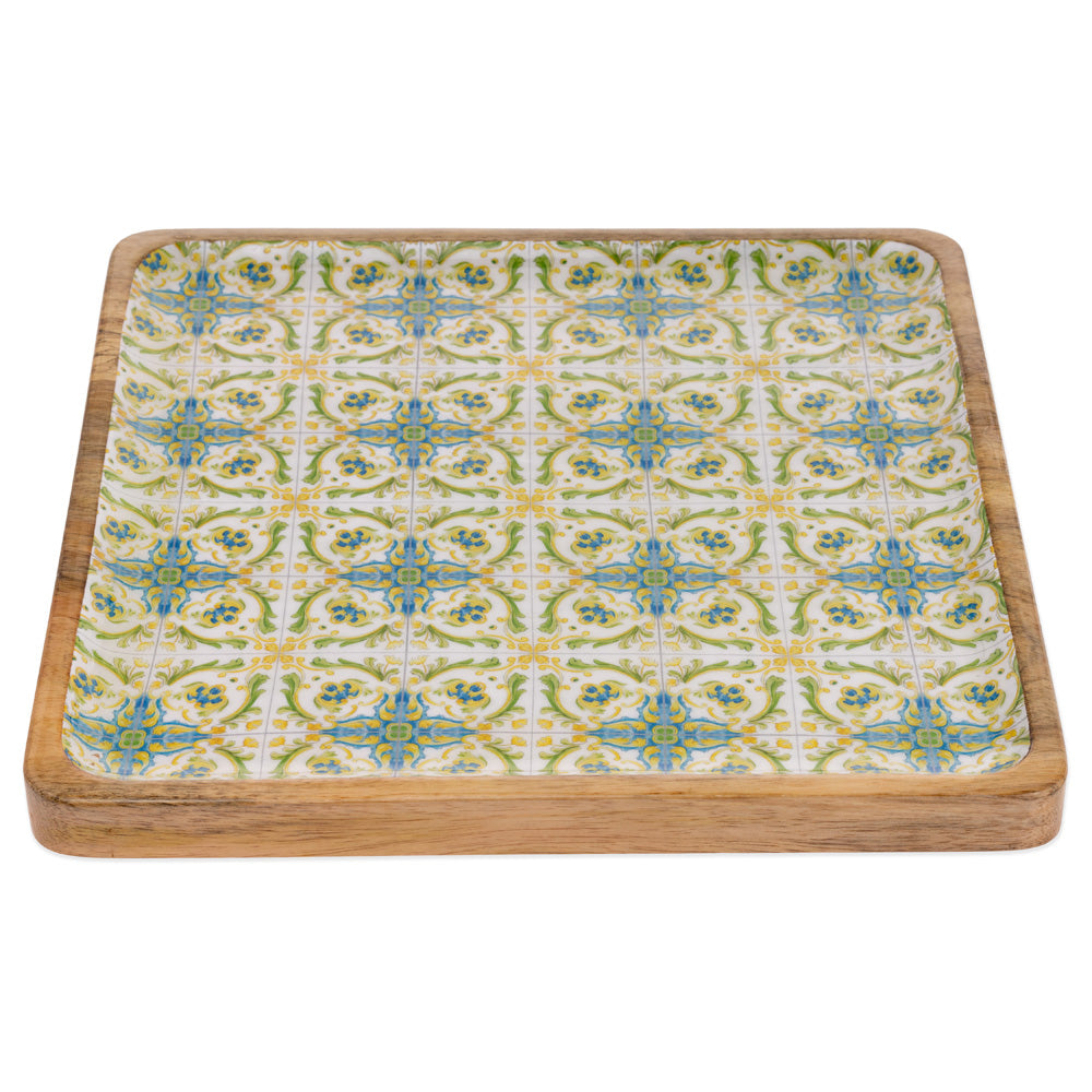 Lenger Tile Mango Wood Platter