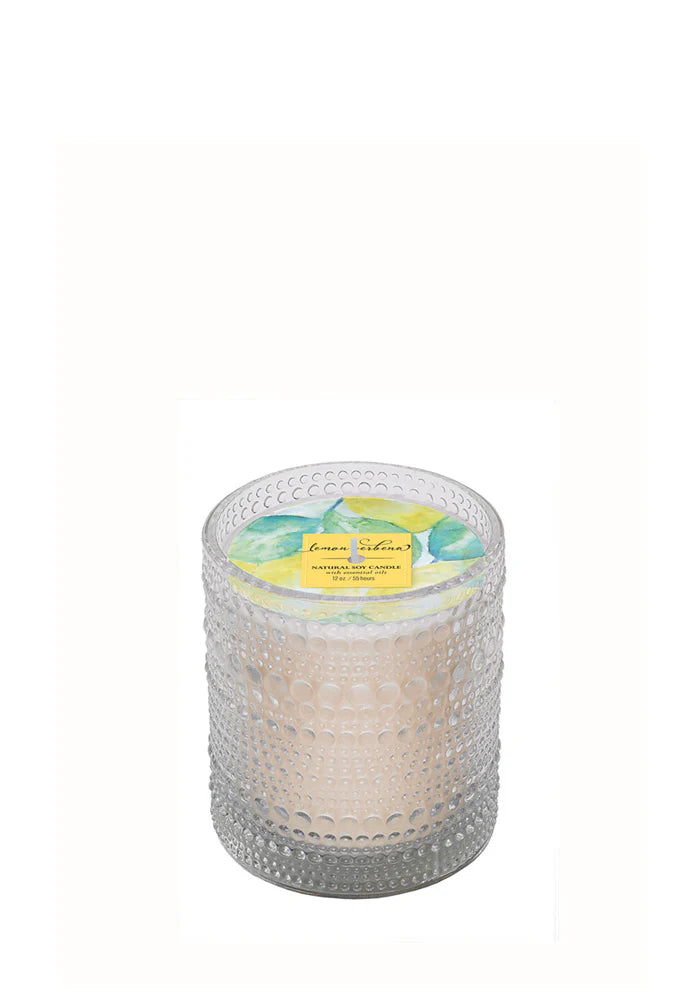 Lemon Verbena Natural Soy Wax Candle 7 oz.