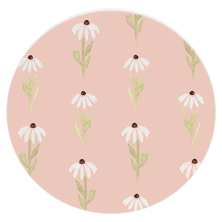 Pink Daisy Coasters