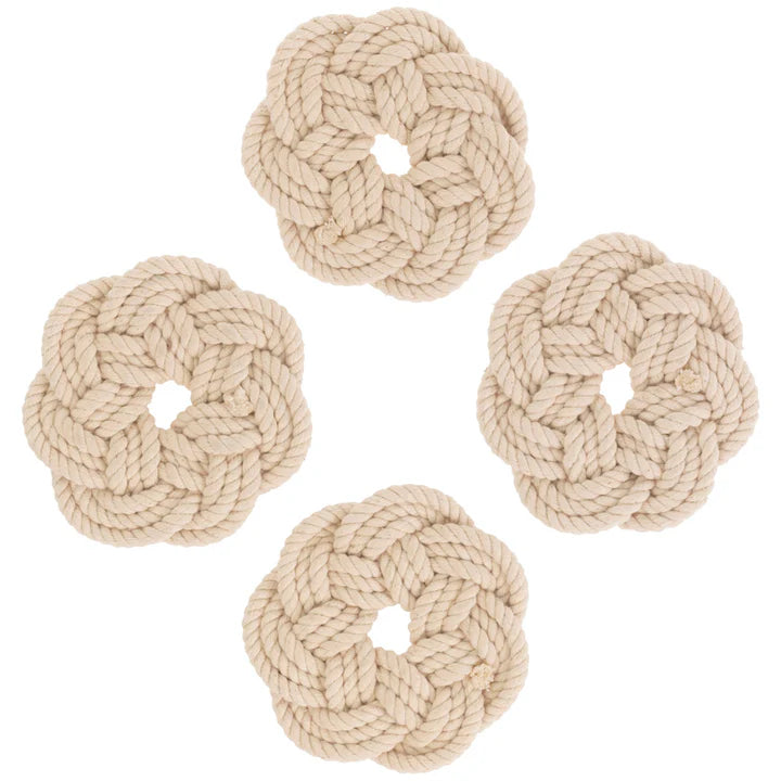 Sailors Knot Coasters Set of 4