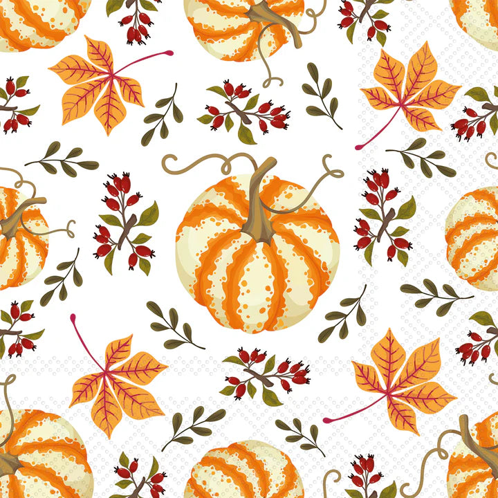 Scattered Pumpkins Cocktail Napkins