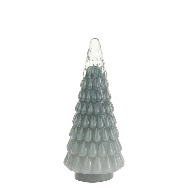 Small Smoky Spruce Glass Tree