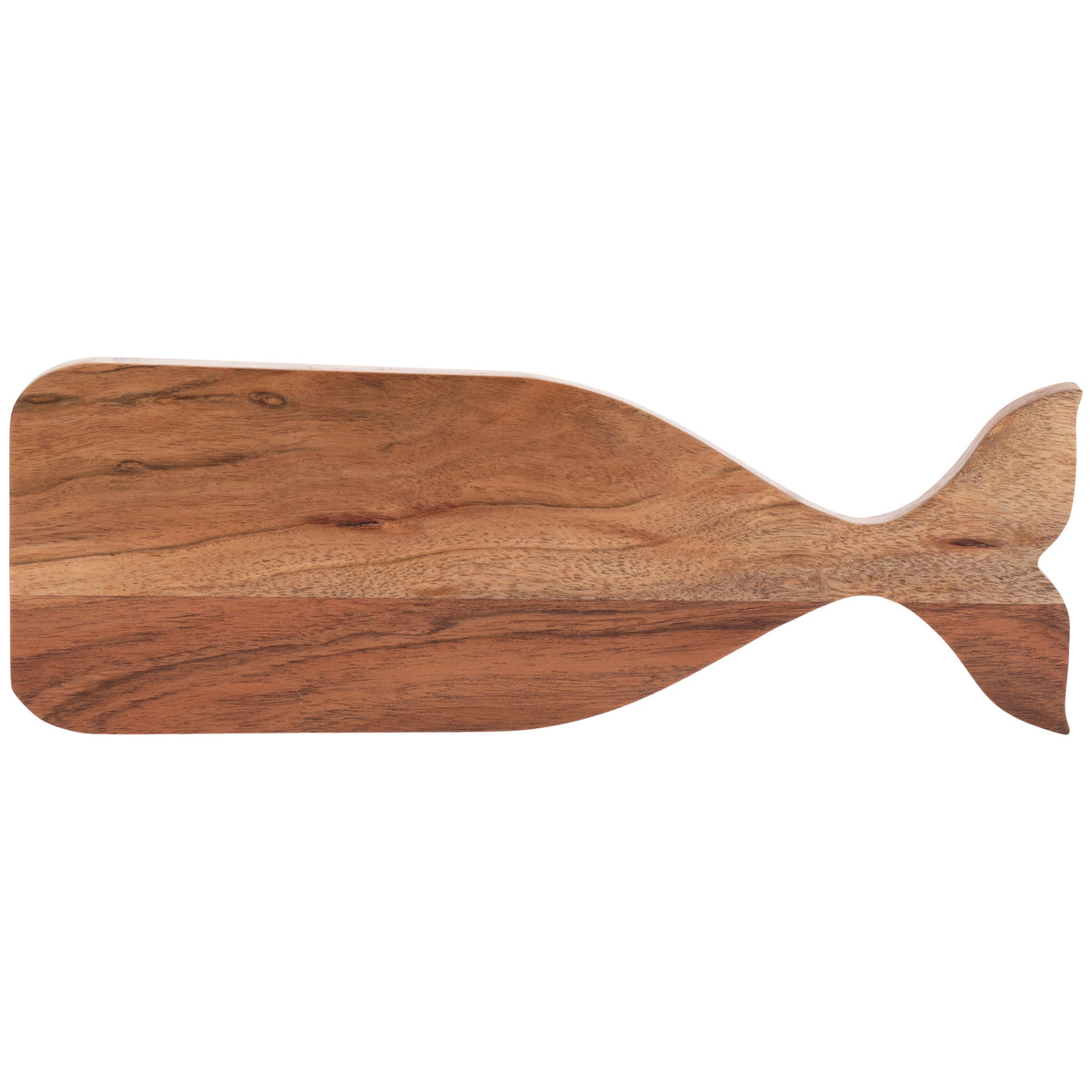 Small Acacia Wood Whale Board