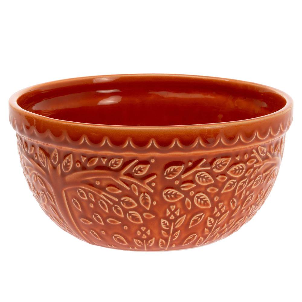 Spicy Orange Leaf Embossed Bowl