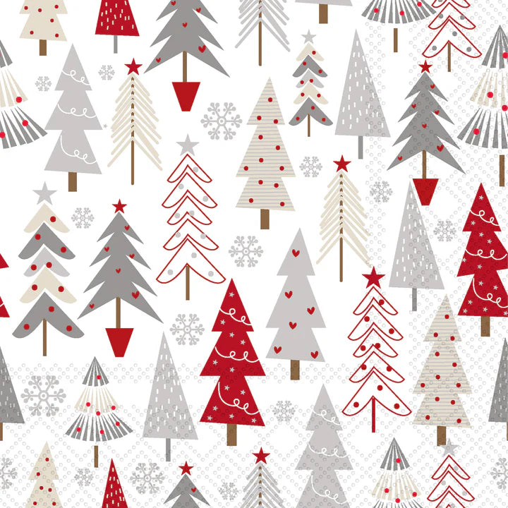 Trees All Over Cocktail Napkins