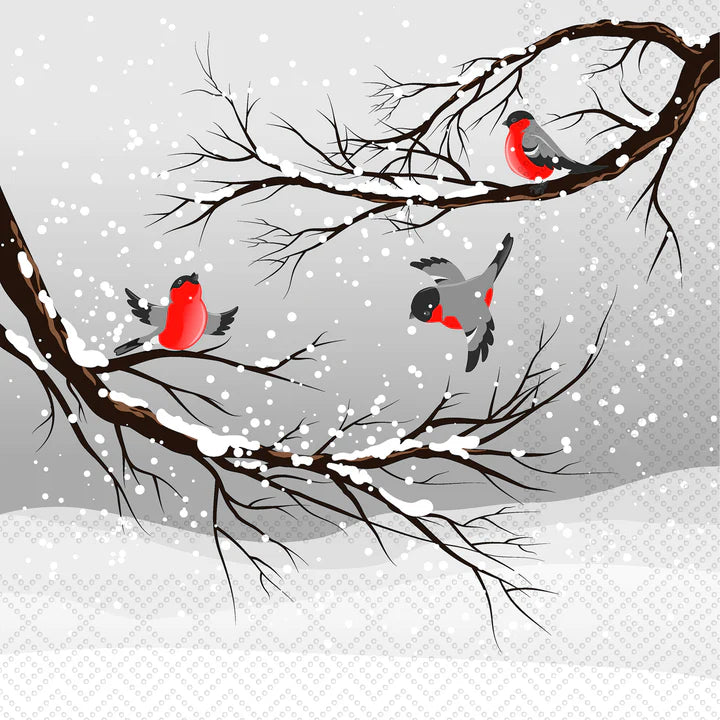 Winter Branch Cocktail Napkins