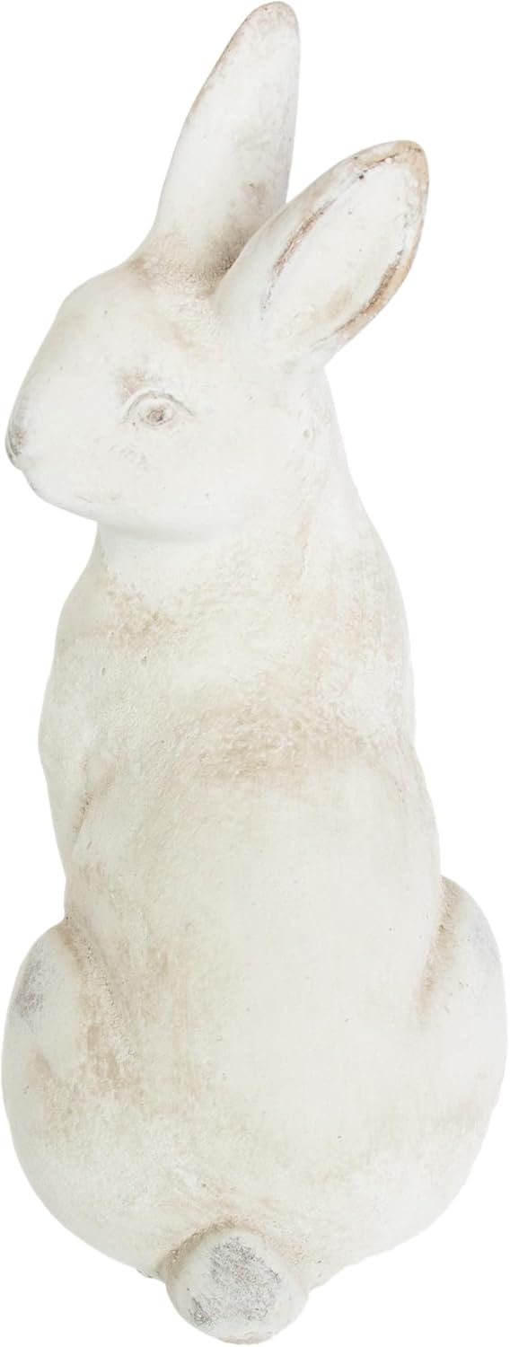 Cement Sitting Bunny Statue