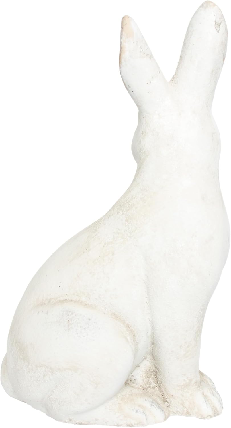 Cement Sitting Bunny Statue