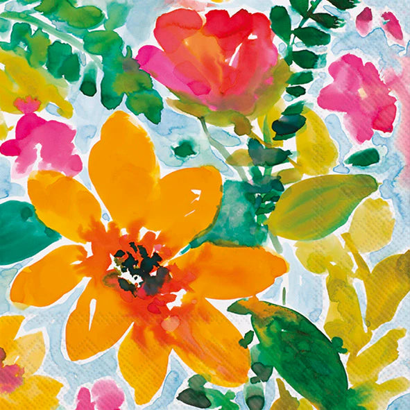 Bright and Cheery Cocktail Napkins