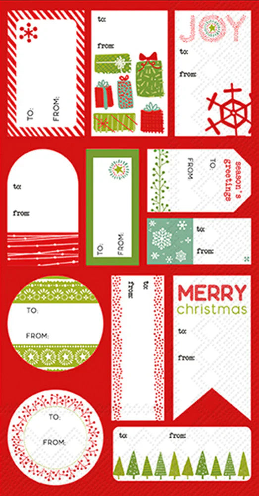 Boston International IHR Gift Tags Guest Towels BF061000