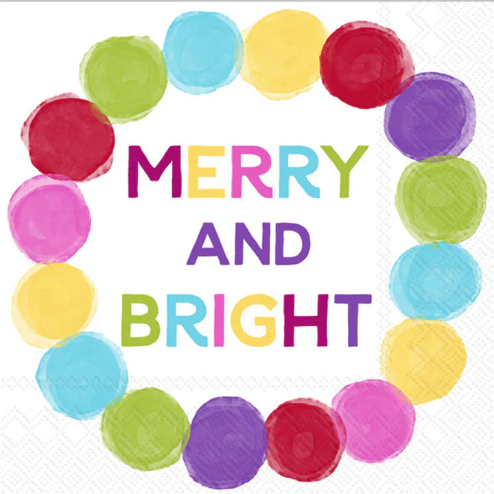 Boston International IHR Jolly Circle Cocktail Napkins C000172