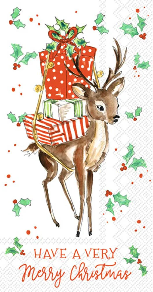 Boston International IHR Merry Little Deer Guest Towels BF000068