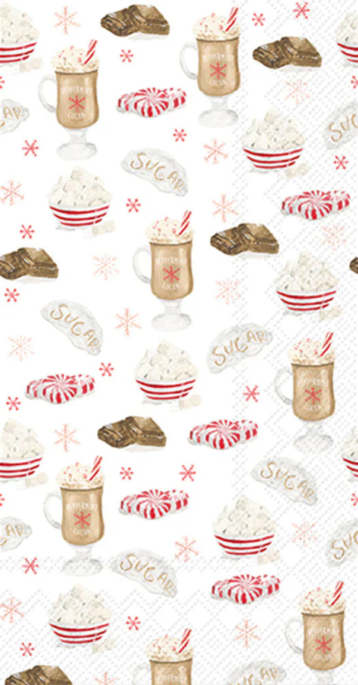 Boston International IHR Peppermint Cocoa Guest Towels BF060900