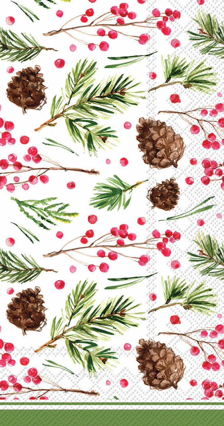 Boston International IHR Pinecone Pattern Guest Towels BF017100