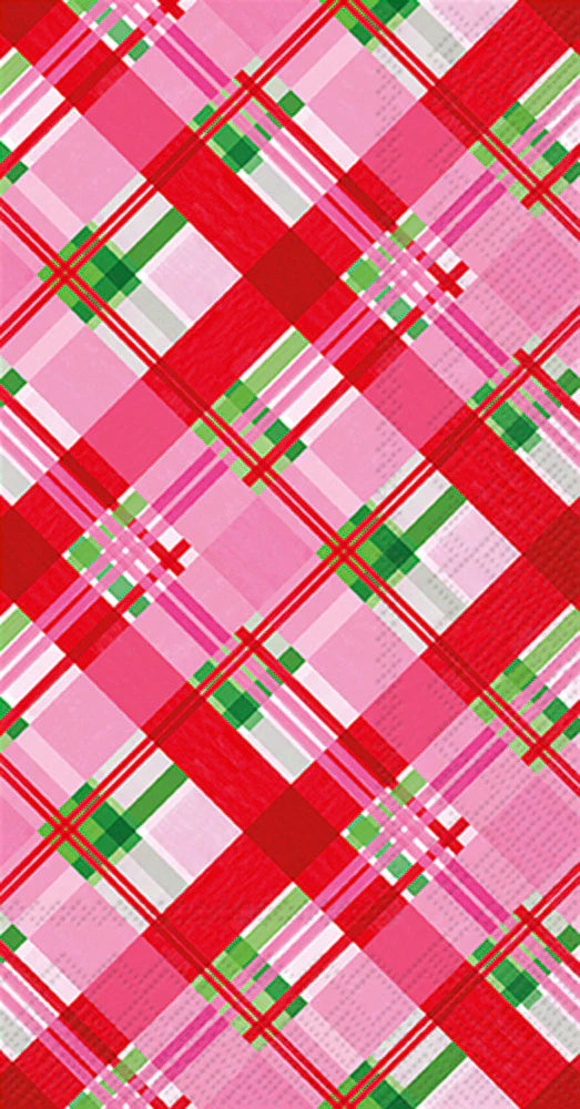 Boston International IHR Pink Plaid Guest Towels BF059600