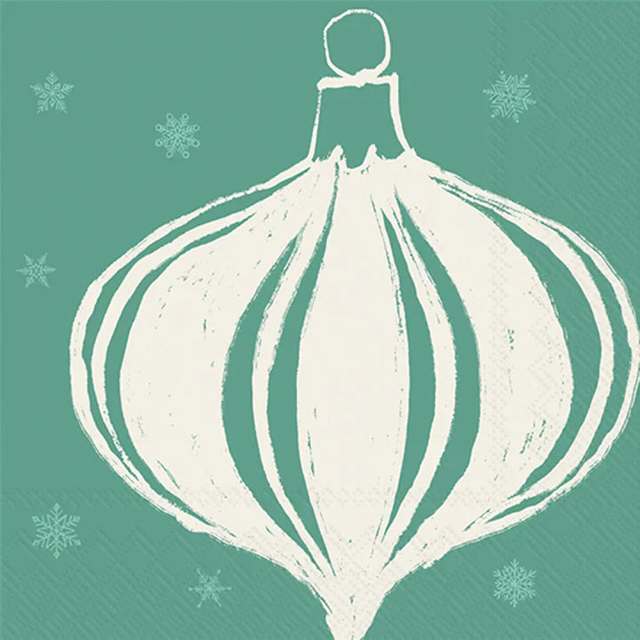 Boston International IHR Seasonal Stripe Ornament Cocktail Napkins C062000